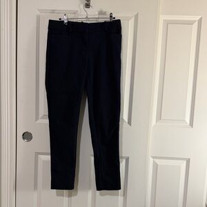 Loft Navy Skinny Pants with Belt Loops